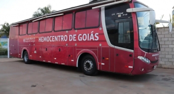 HUGO recebe ônibus do Hemocentro nesta quarta